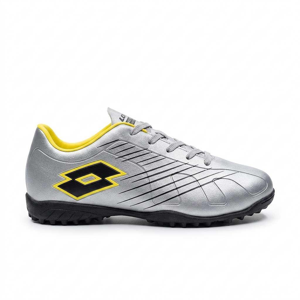 Zapato Baby Fútbol Juvenil Lotto Fiore Jr TF Plateado-0