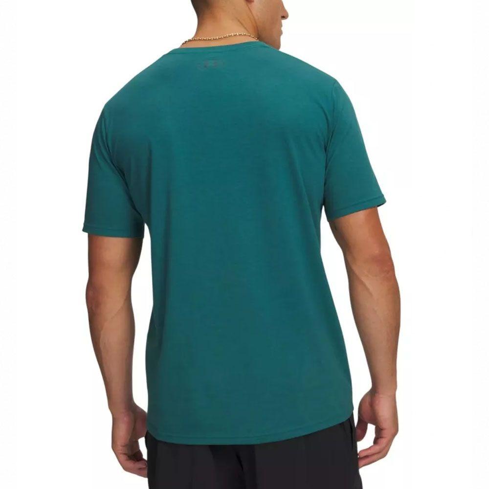 Polera Sportstyle Left Chest Under Armour Verde-1