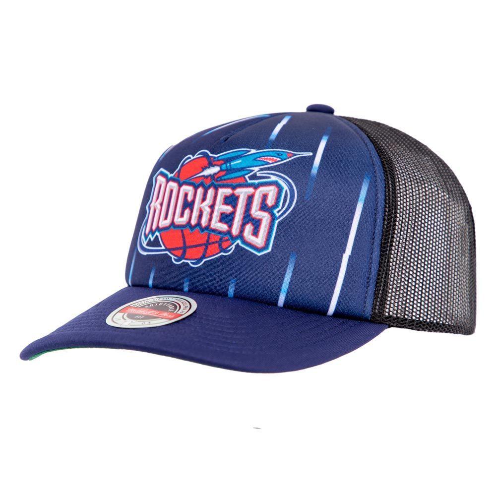 Gorro Trucker Houston Rockets Azul Mitchell and Ness-2
