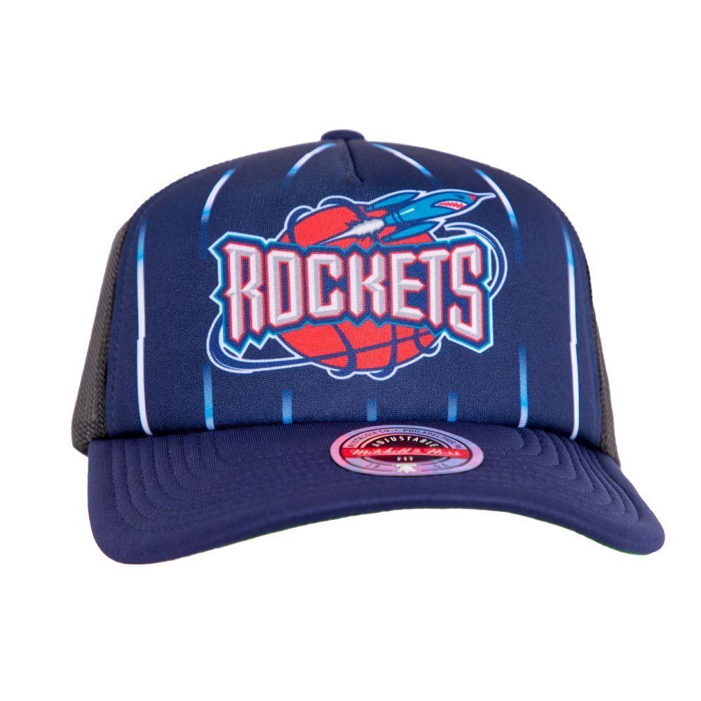 Gorro Trucker Houston Rockets Azul Mitchell and Ness-0