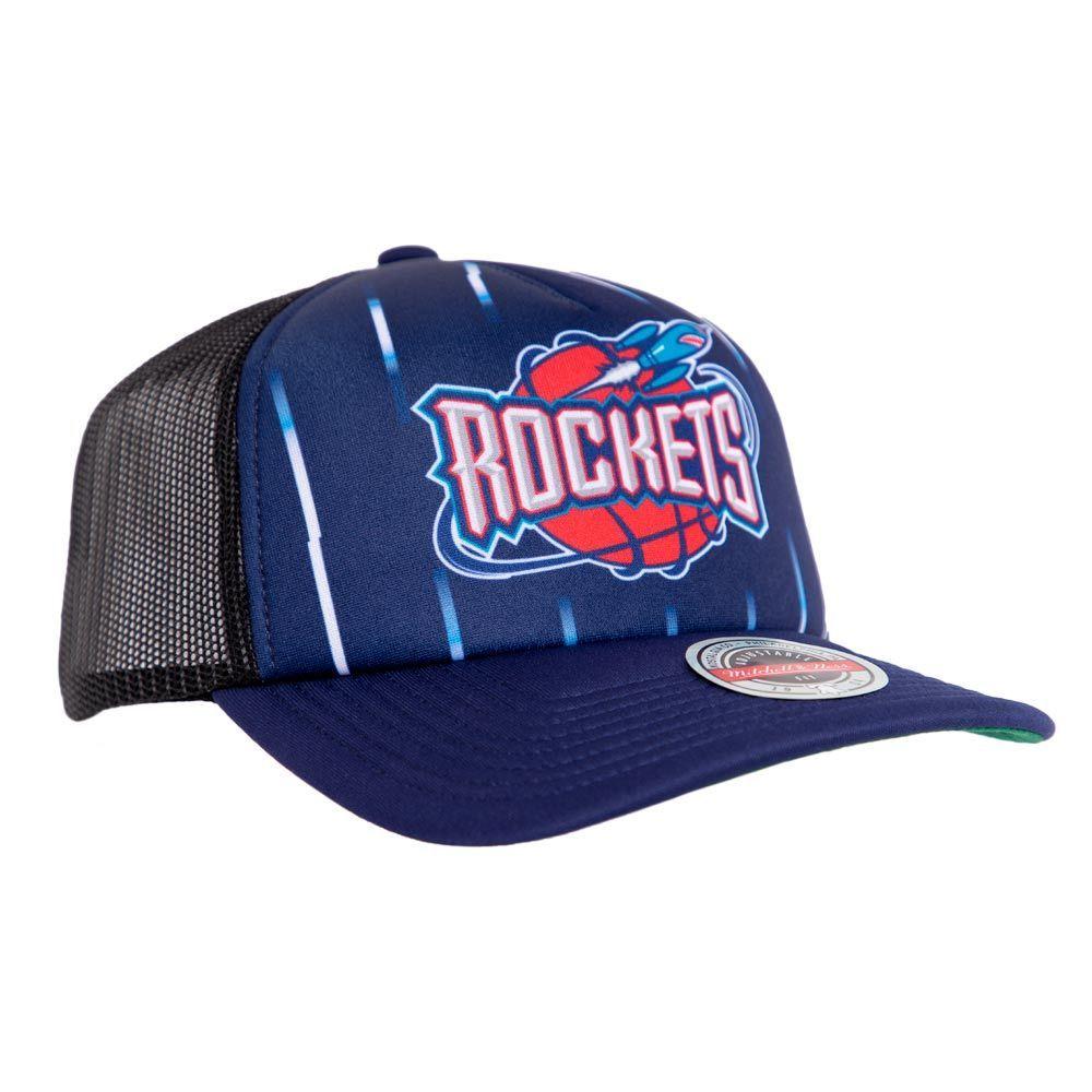 Gorro Trucker Houston Rockets Azul Mitchell and Ness-1
