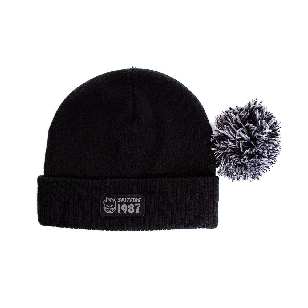 Gorro Beanie Para Hombre 360° 1987 Negro Spitfire-2