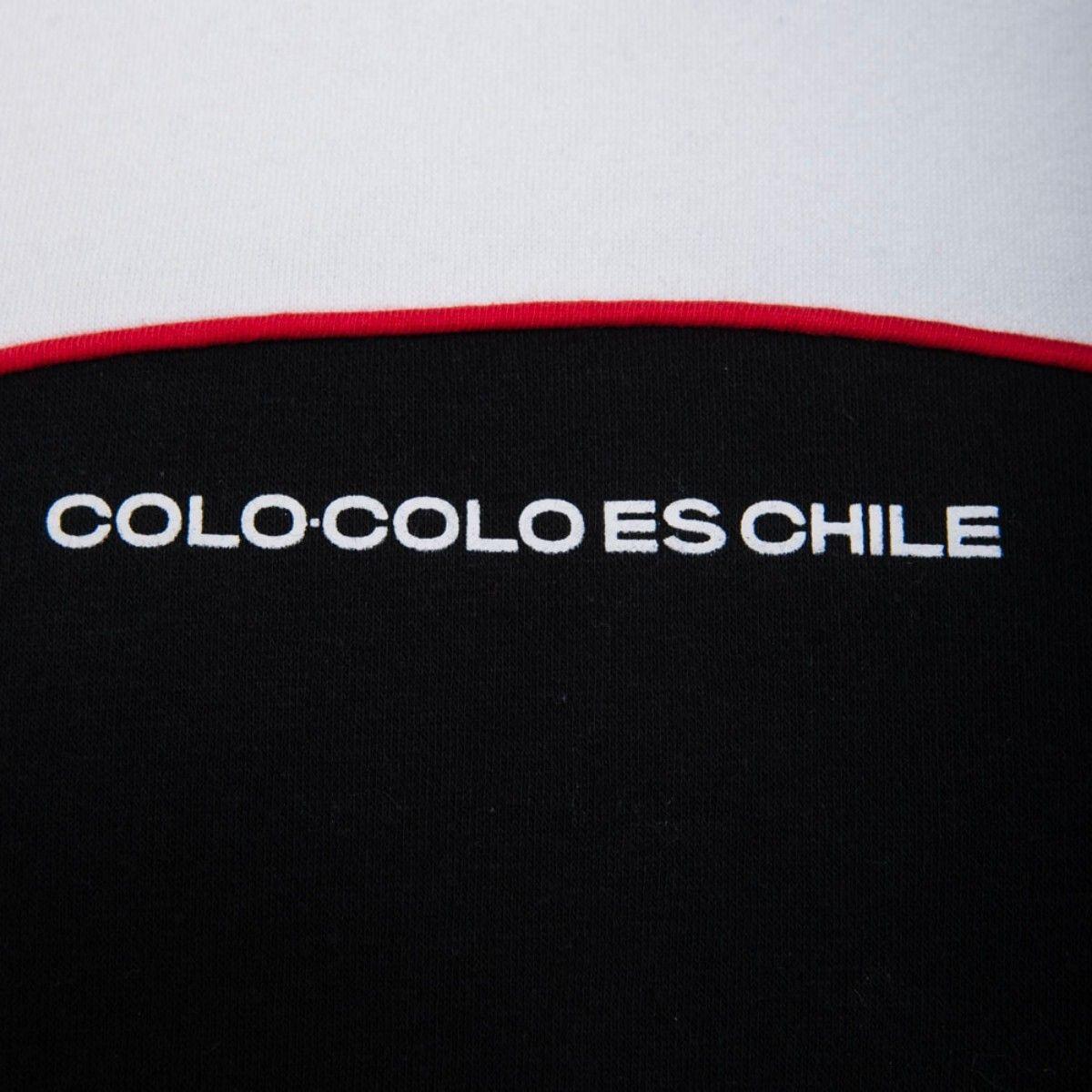 Poleron Colo Colo Urbano Hoodie "Colo Colo es Chile" Negro-3