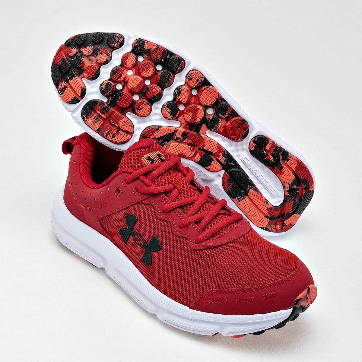 Zapatillas Running Hombre Under Armour Charged Assert 10 Rojo-1