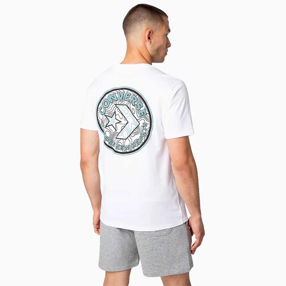Polera Manga Corta Blanco Art of Utility Topo Converse-1