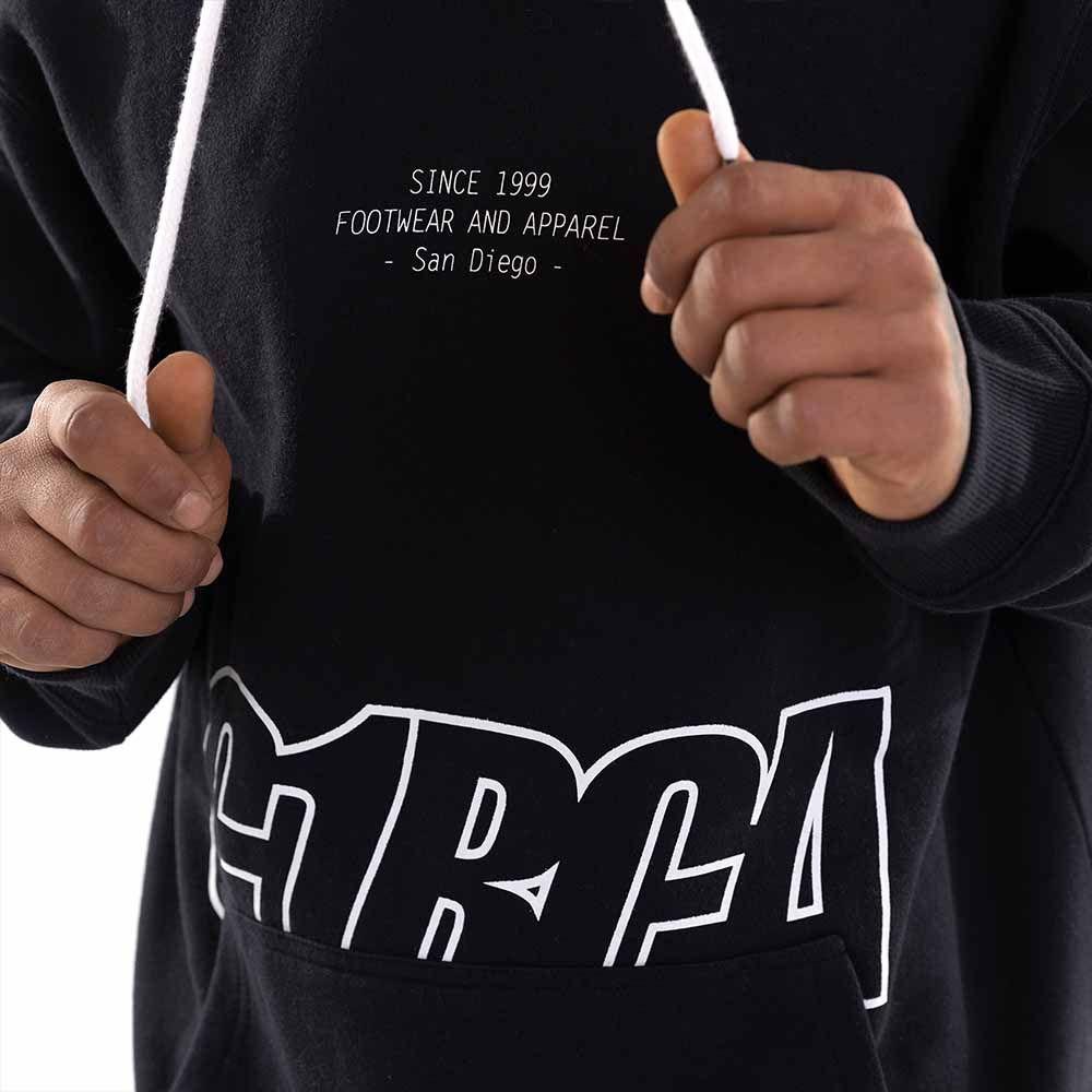 Polerón C1RCA Outline Hood Negro-6