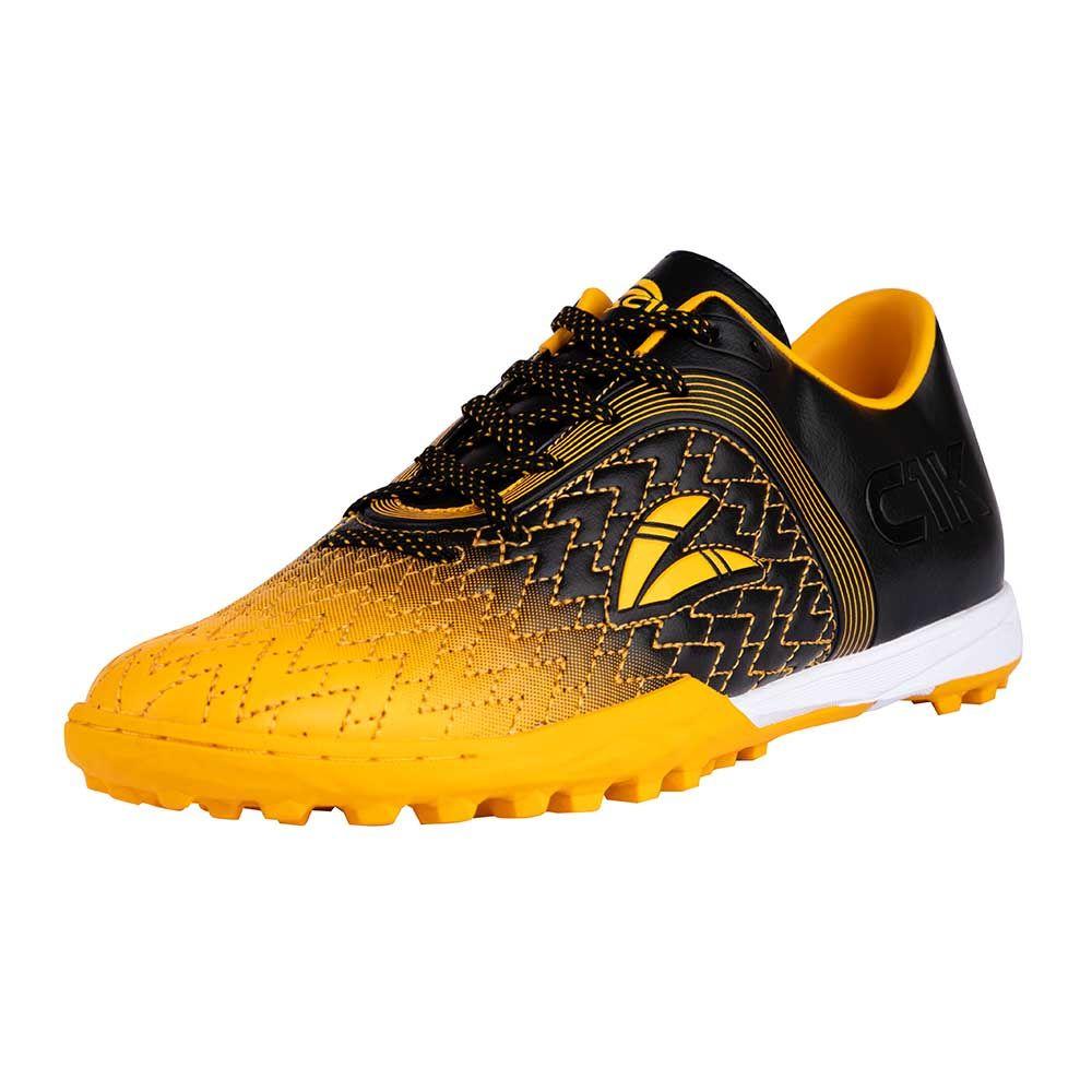 Zapatillas Baby Futbol Forza II Hombre Negro-Naranjo Cac1ke-4