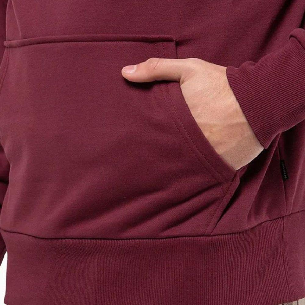 Polerón Hoodie Oversized Cons Hombre Converse Burdeo-2