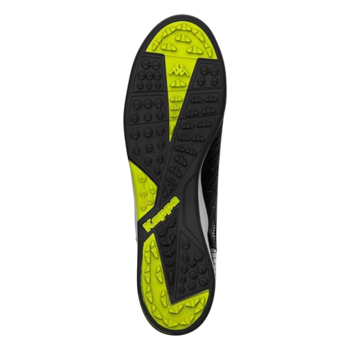 Zapatilla Baby Fútbol Niño Kombat Player Turf Negro Amarillo-4