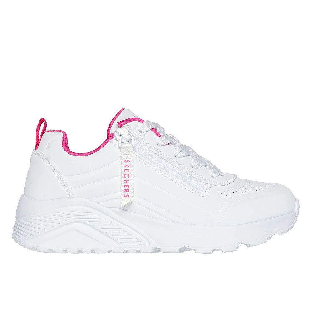 Zapatillas Urbanas Niñas Skechers Uno Lite Easy Zip Blanco-0