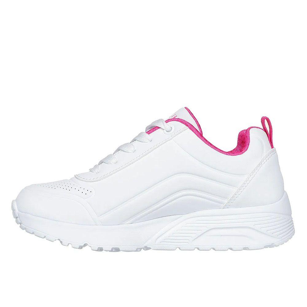 Zapatillas Urbanas Niñas Skechers Uno Lite Easy Zip Blanco-1