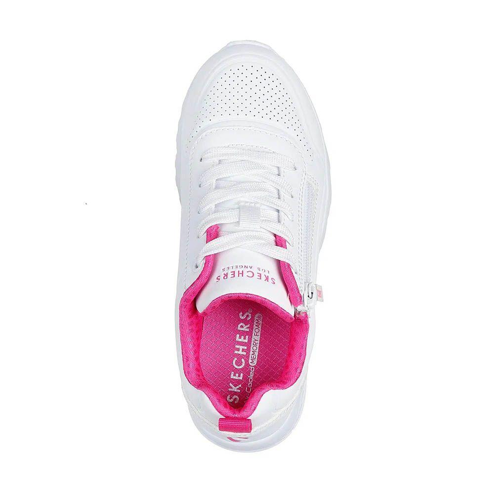 Zapatillas Urbanas Niñas Skechers Uno Lite Easy Zip Blanco-2