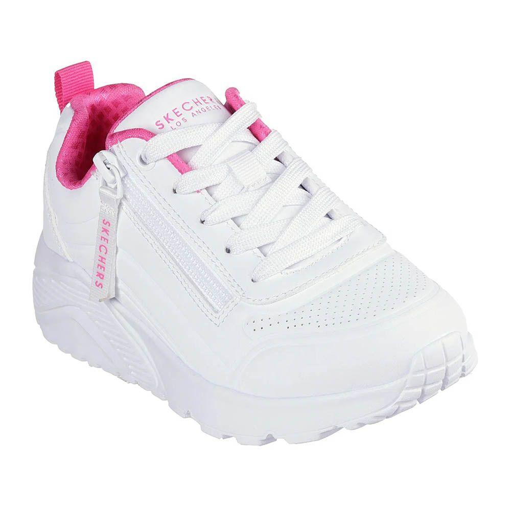 Zapatillas Urbanas Niñas Skechers Uno Lite Easy Zip Blanco-4