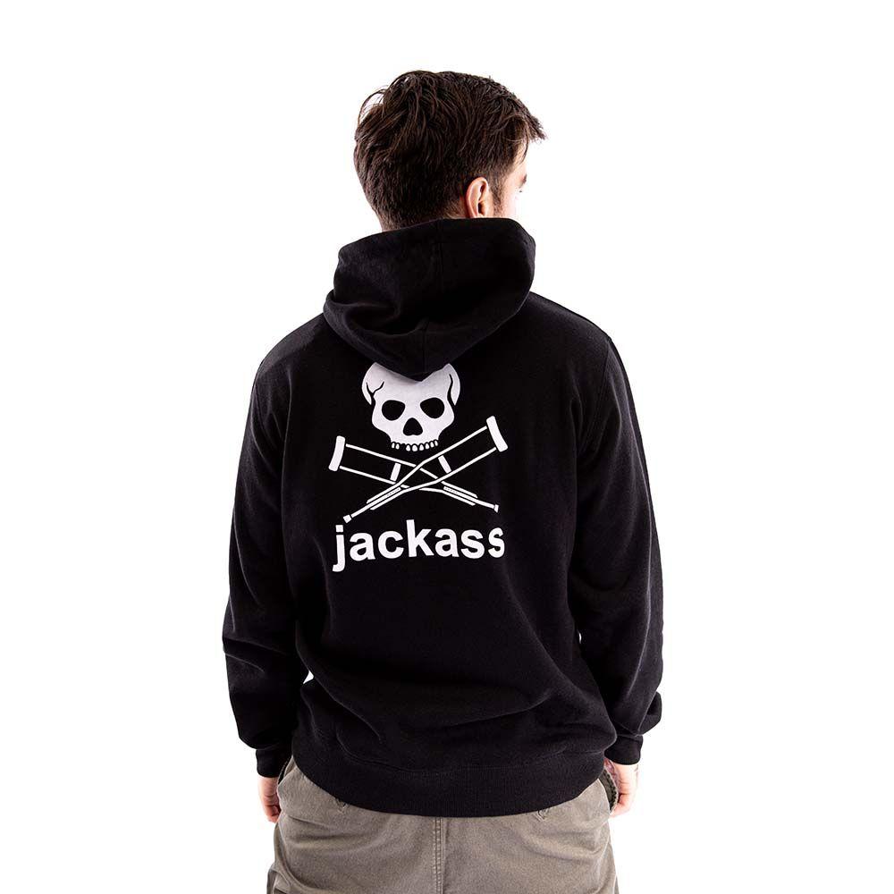 Polerón Hoodie Classic Black Negro Jackass-3