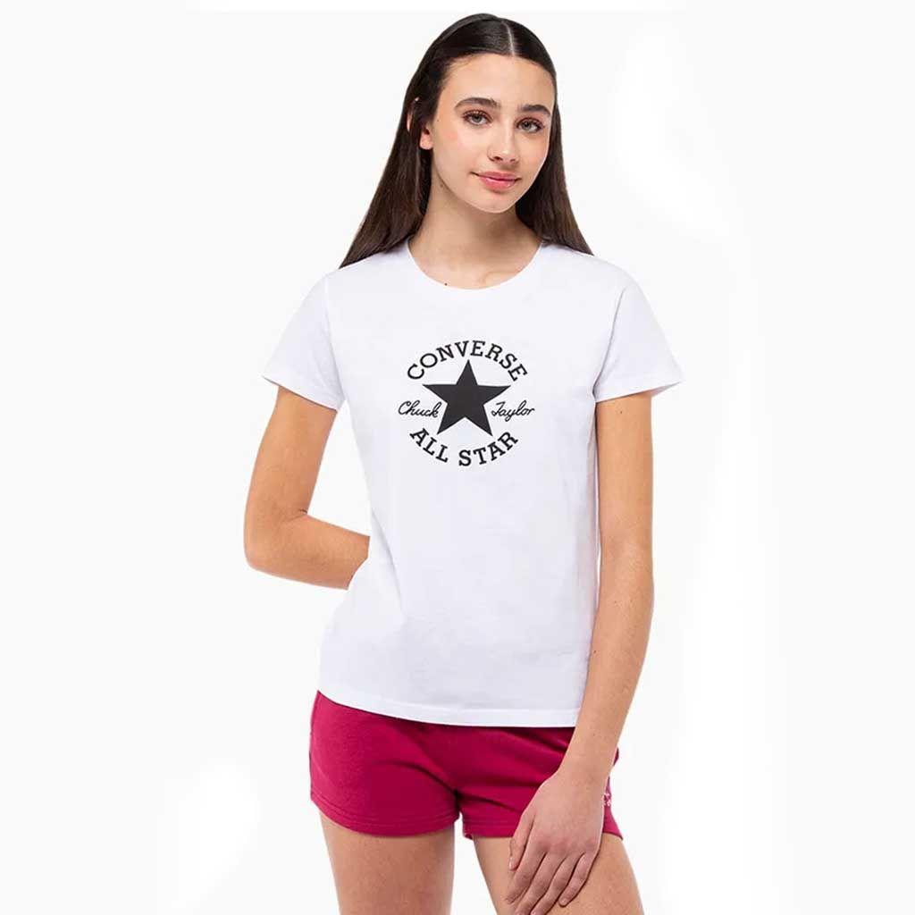Polera Mujer Chuck All Star Converse Blanco-0