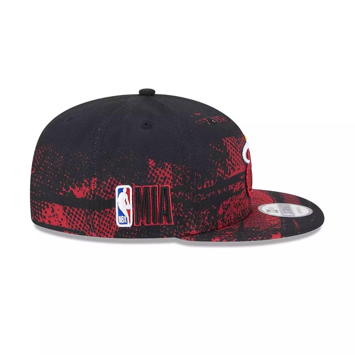Jockey Gorra New Era 9Fifty Miami Heat NBA Tip Off Black-1