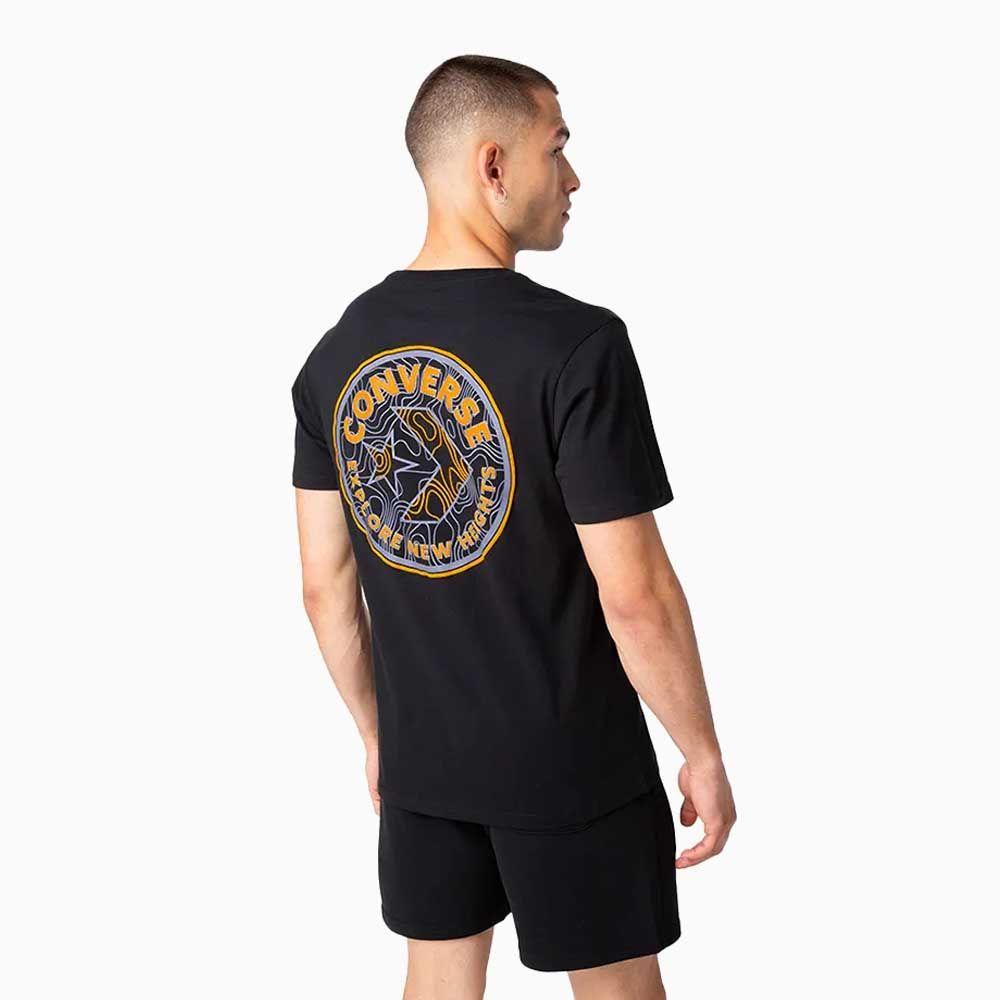 Polera Manga Corta Negro Art of Utility Topo Converse-1