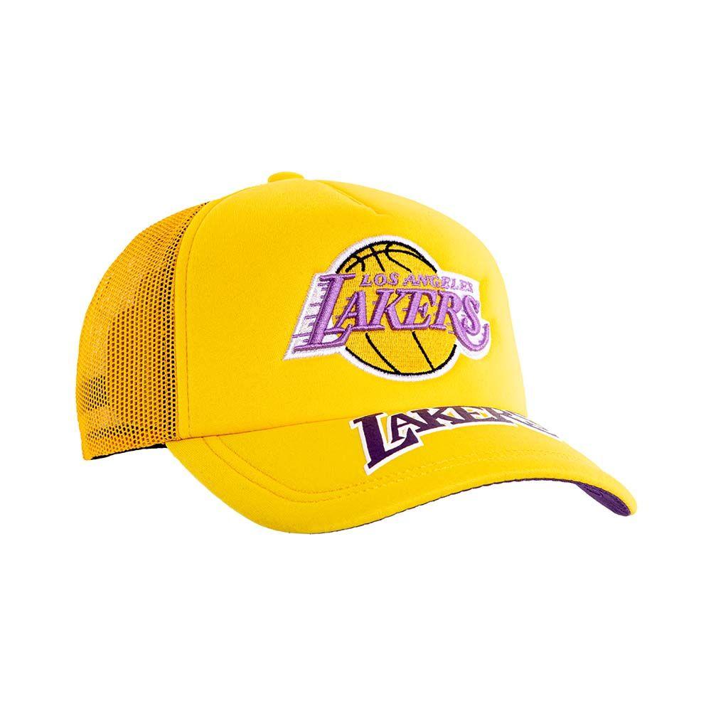 Jockey Gorro Trucker Los Angeles Lakers Mitchell And Ness-2