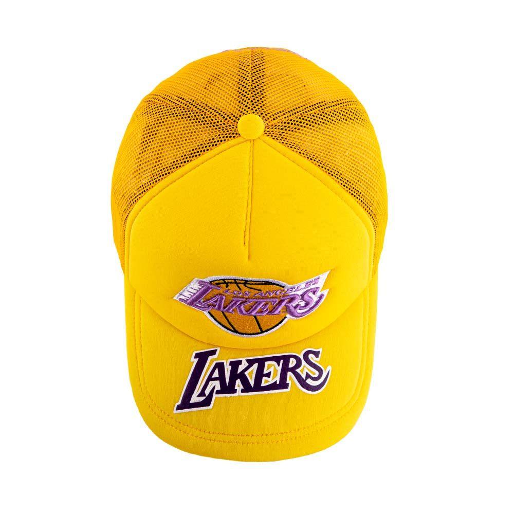 Jockey Gorro Trucker Los Angeles Lakers Mitchell And Ness-4
