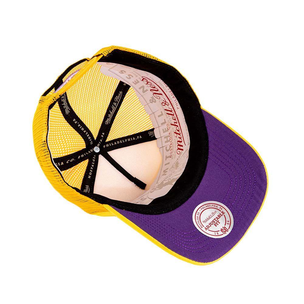 Jockey Gorro Trucker Los Angeles Lakers Mitchell And Ness-5
