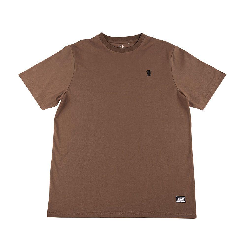 Polera Hombre Grizzly Griptape Embroidered OG Bear Café Latte-0