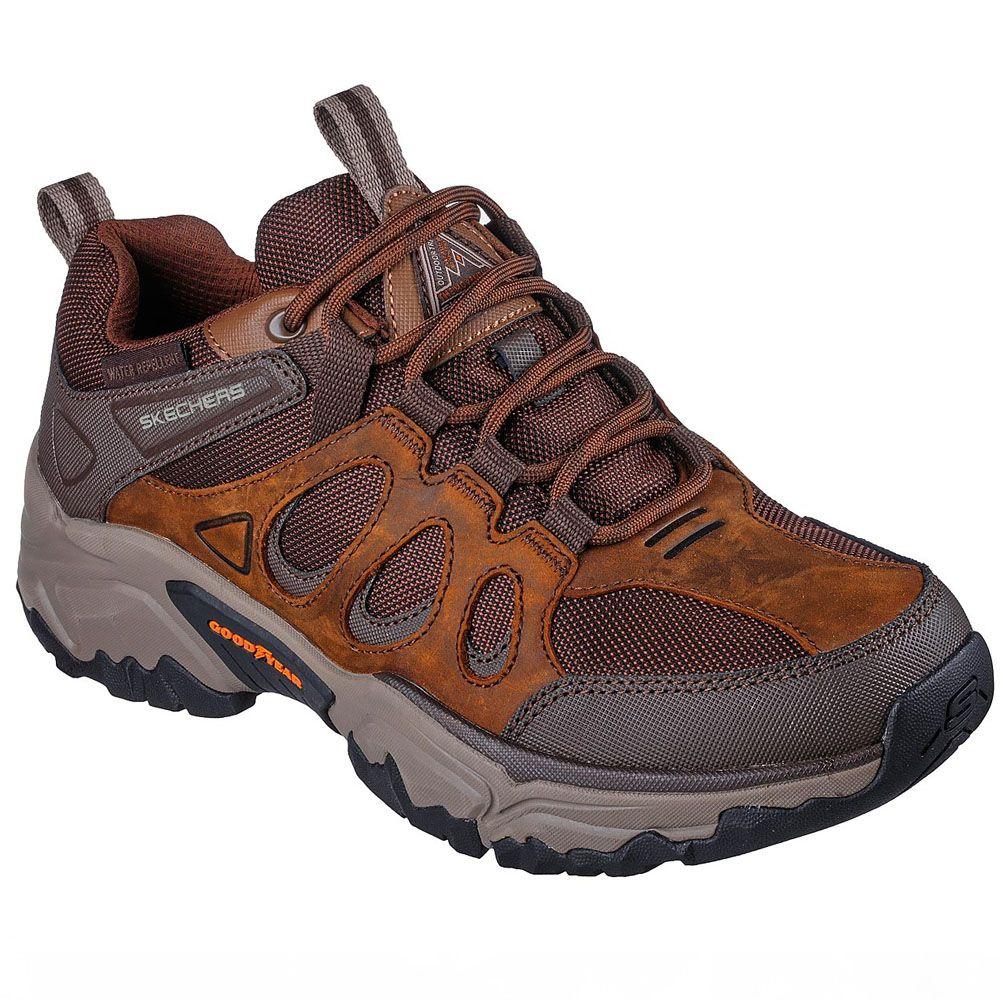 Zapatillas Water Repellent Trail Hombre Skechers Terraform - Selvin Marrón-2