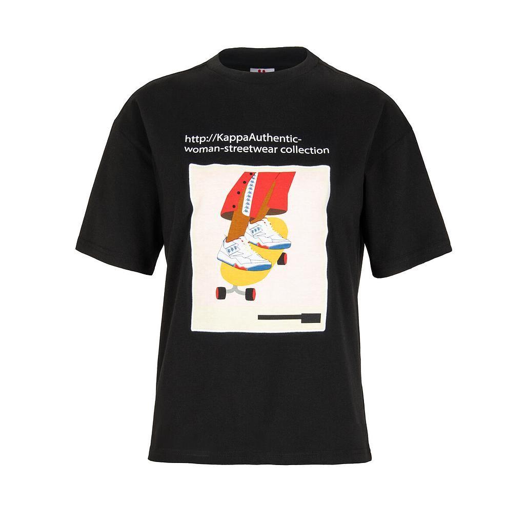 Polera De Mujer Kappa Link Collection Negro-0