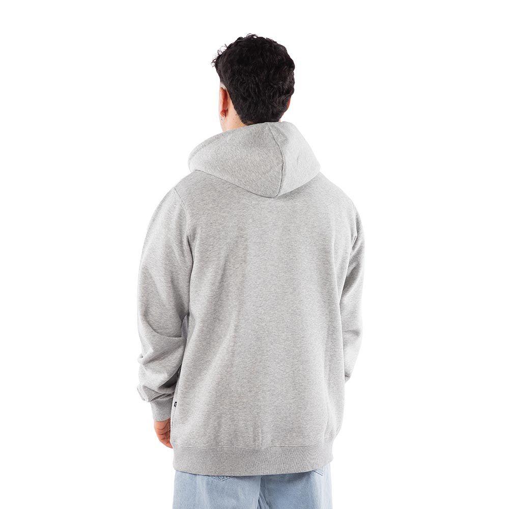 Polerón Hombre Hang Loose Full Zipper Melange Light Gray Essencial-3