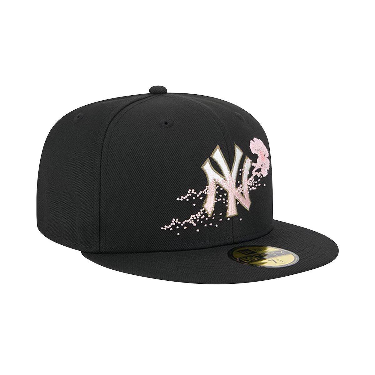 Jockey Gorra New Era 9FORTY Dotted Floral New York Yankees Negro-1