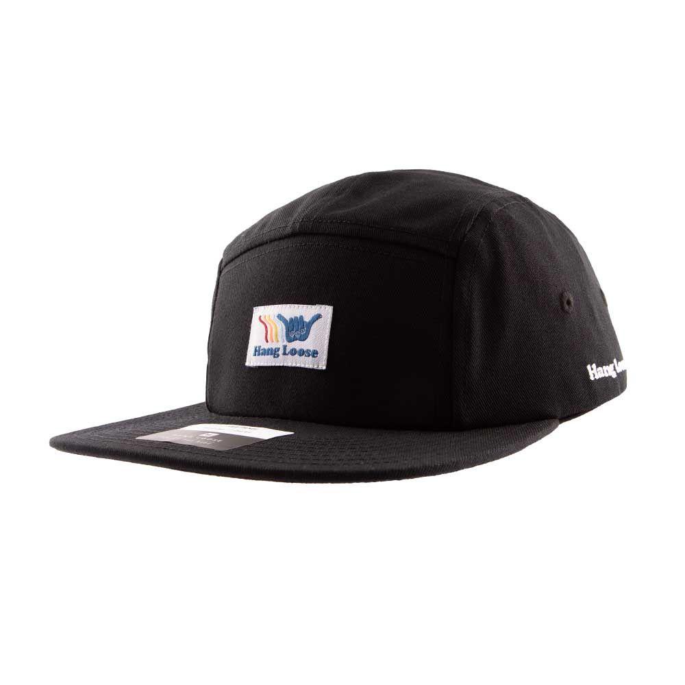 Jockey Gorro Hombre Plano Negro Hang Loose-2