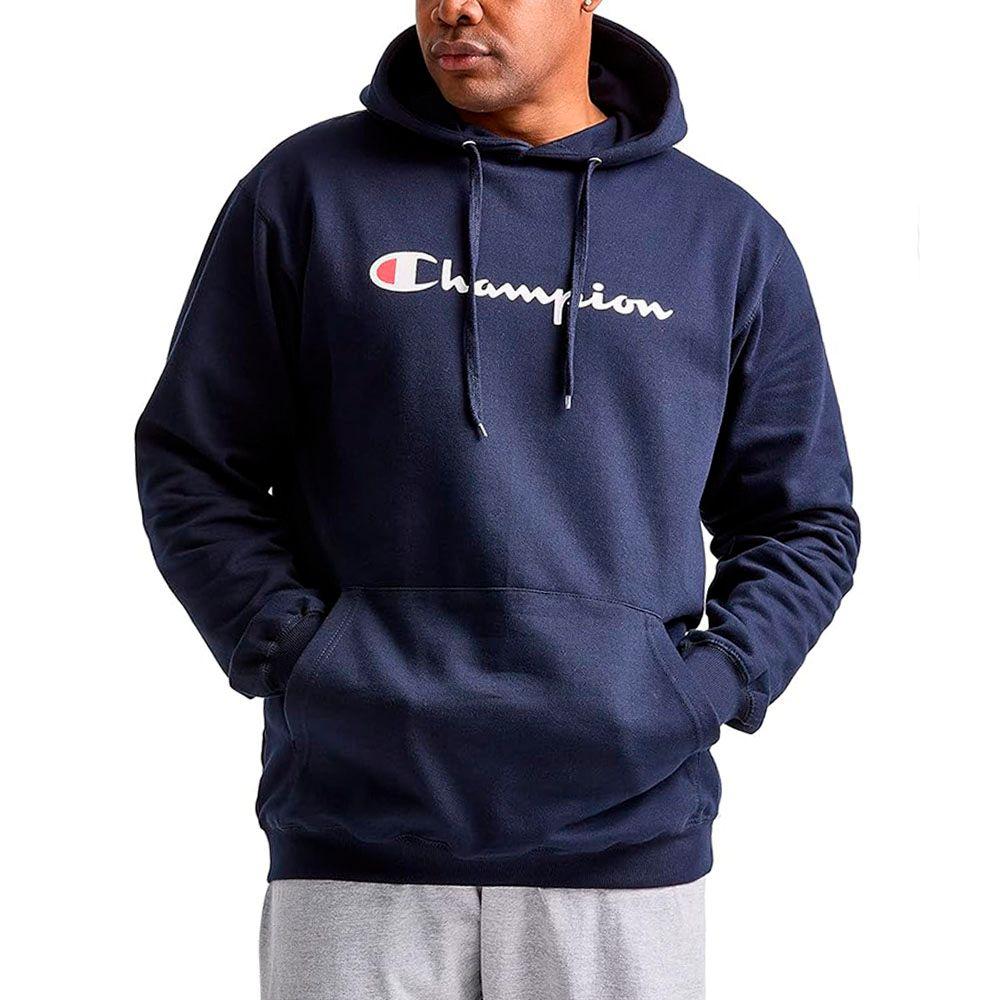 Poleron Hombre Hoodie Champion Azul-0