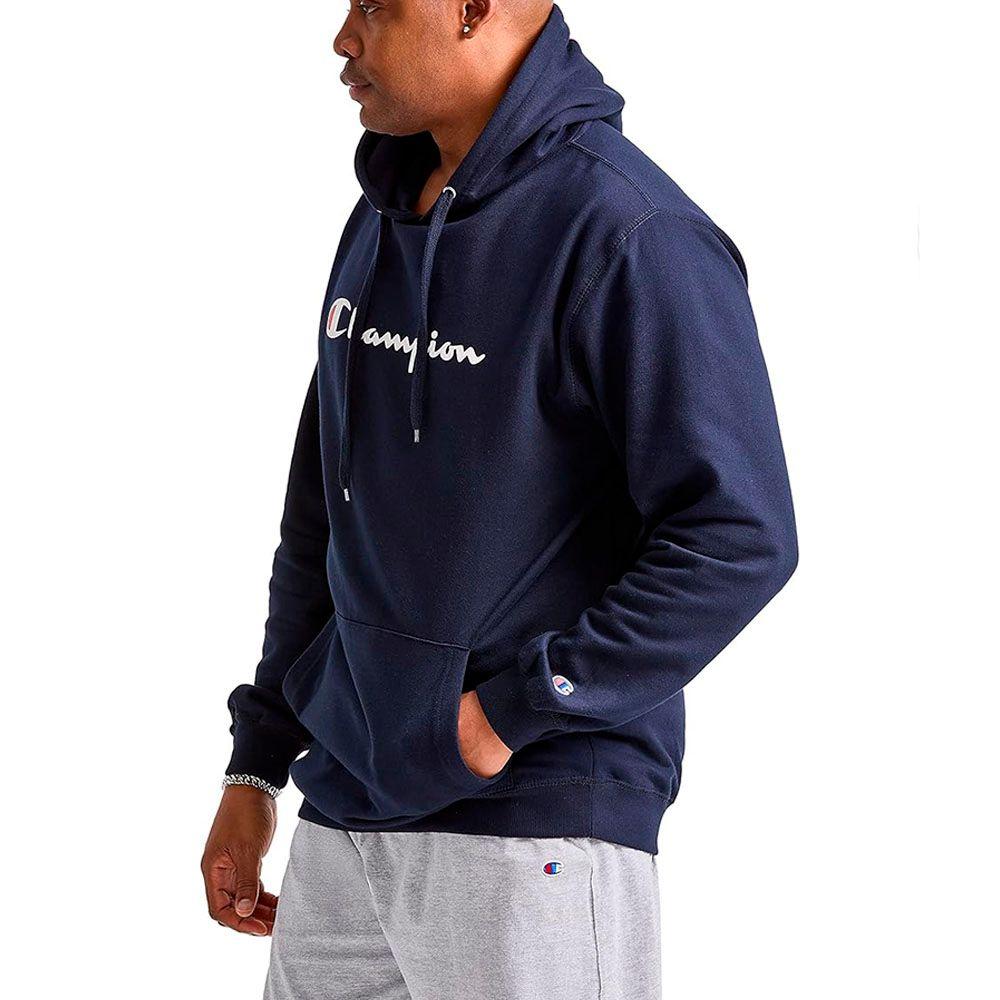 Poleron Hombre Hoodie Champion Azul-2