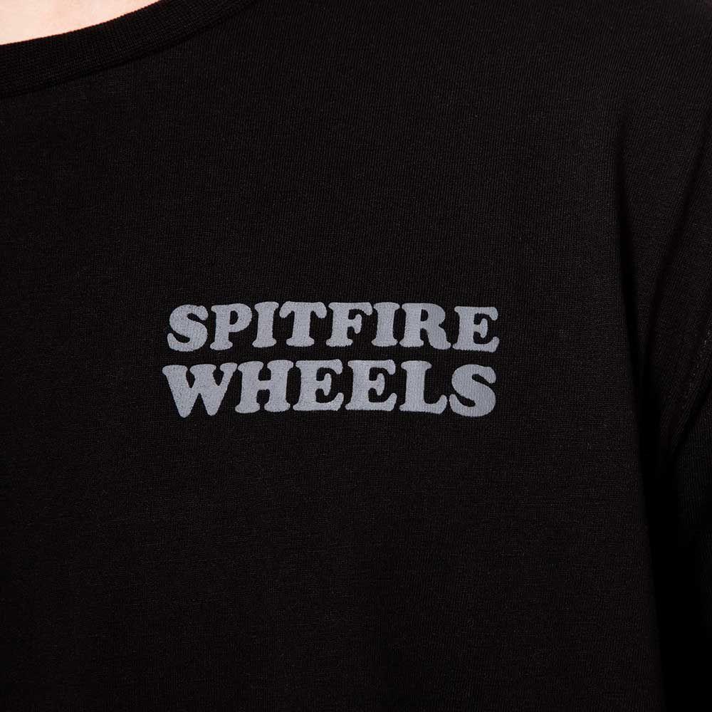 Polera Manga Corta Negro Wheels Spitfire-5