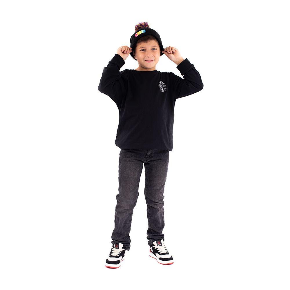 Polera Niño Manga Larga Skate Like A Girl Ngo Spitfire-2