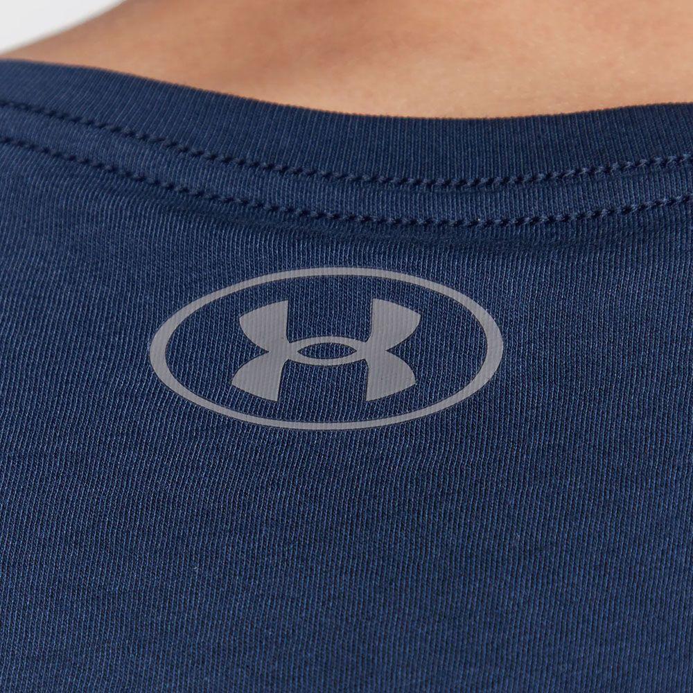 Polera Manga Corta Lifestyle Hombre Under Armour Azul-4