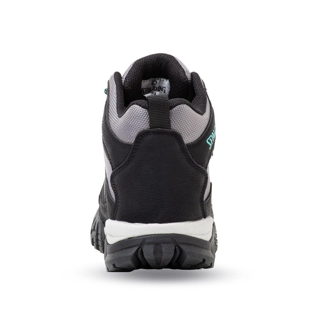 Zapatillas Outdoor Waterproof Mujer Hiker Negro Gris Spalding-2