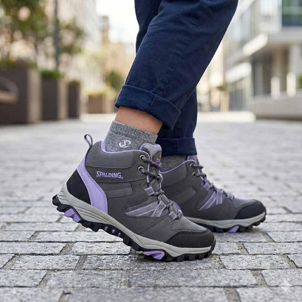 Zapatilla Niña Outdoor Spalding ZNC1004 Gris-4