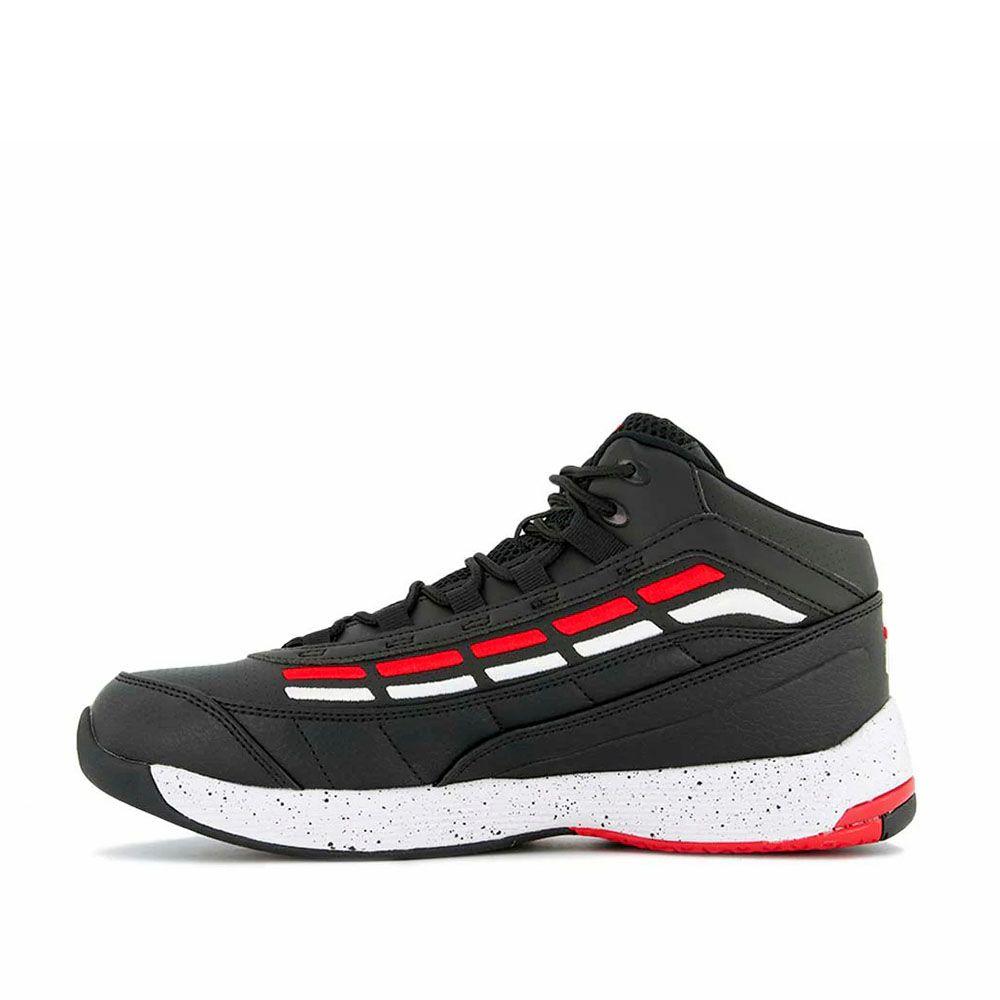 Zapatillas De Hombre Fila Spitfire Negro Rojo-1