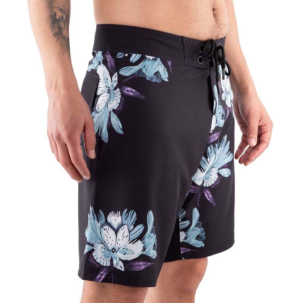 Traje De Baño Hombre Flow Negro Hang Loose-2