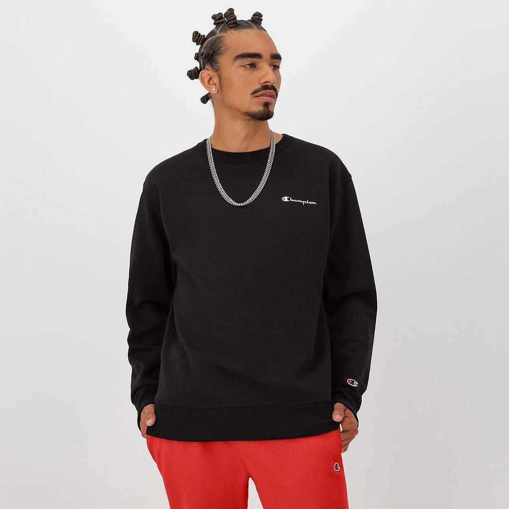 Poleron Hombre Champion Crew Negro-0
