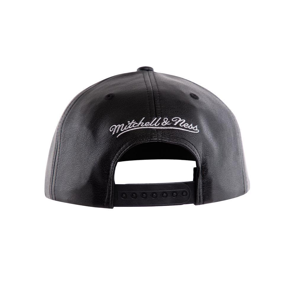 Gorro Chicago Bulls Pu Negro Gris Mitchell And Ness-0