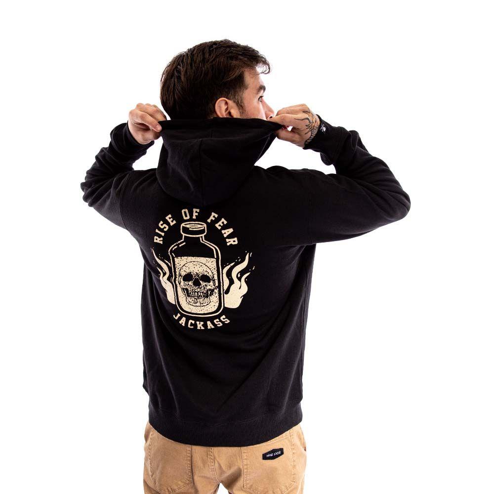 Polerón Hoodie Death Formula Negro Jackass-3