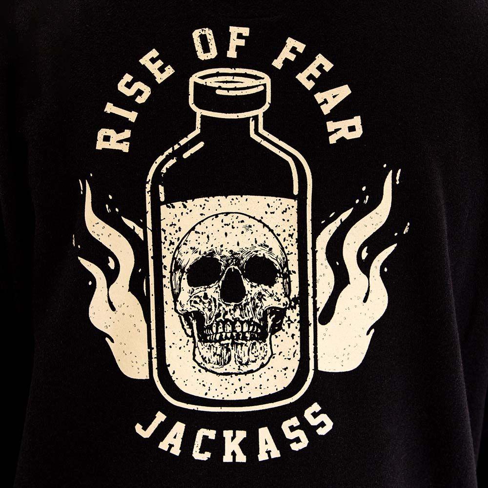 Polerón Hoodie Death Formula Negro Jackass-5