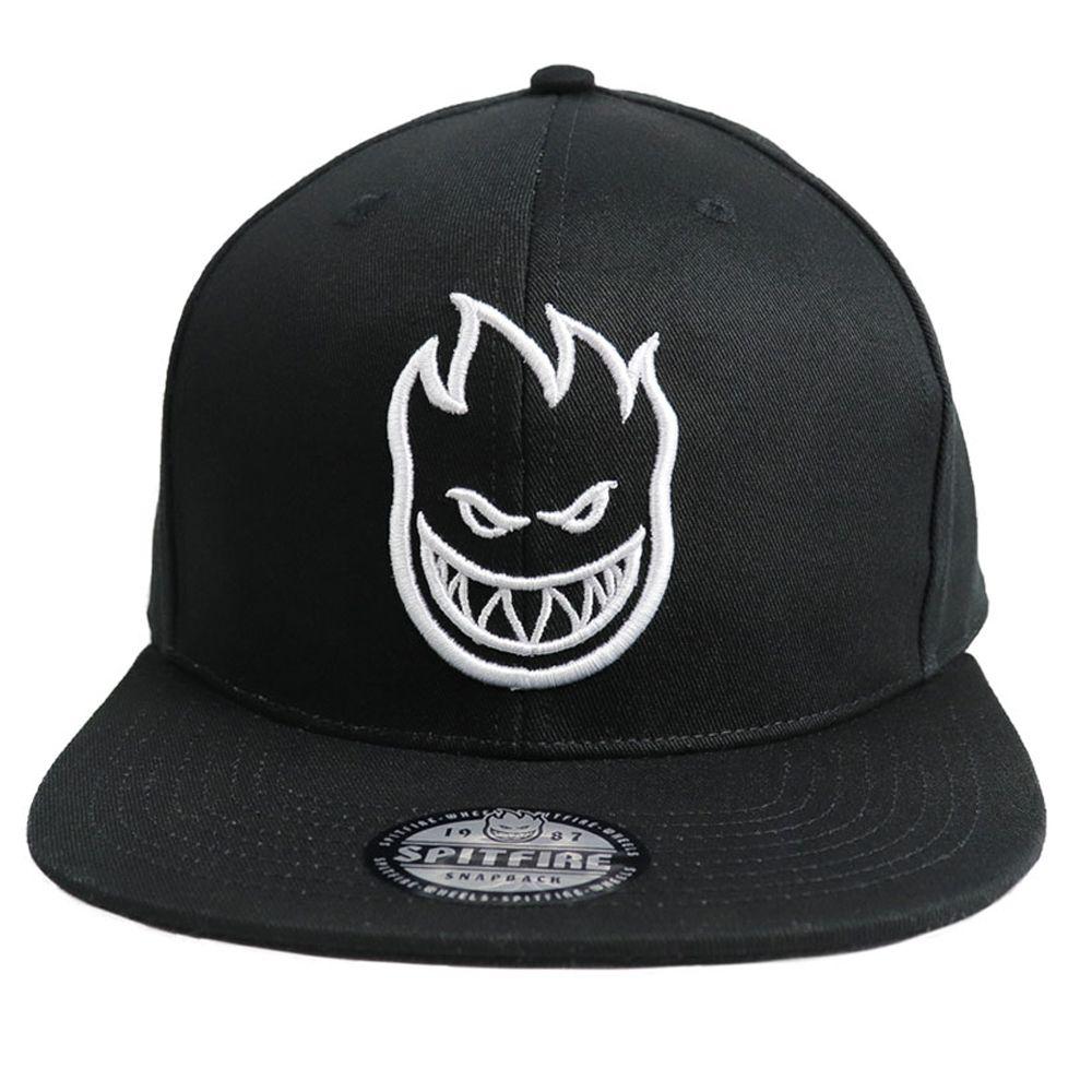 Jockey Snapback Plano Negro Blanco "1987" Spitfire-0