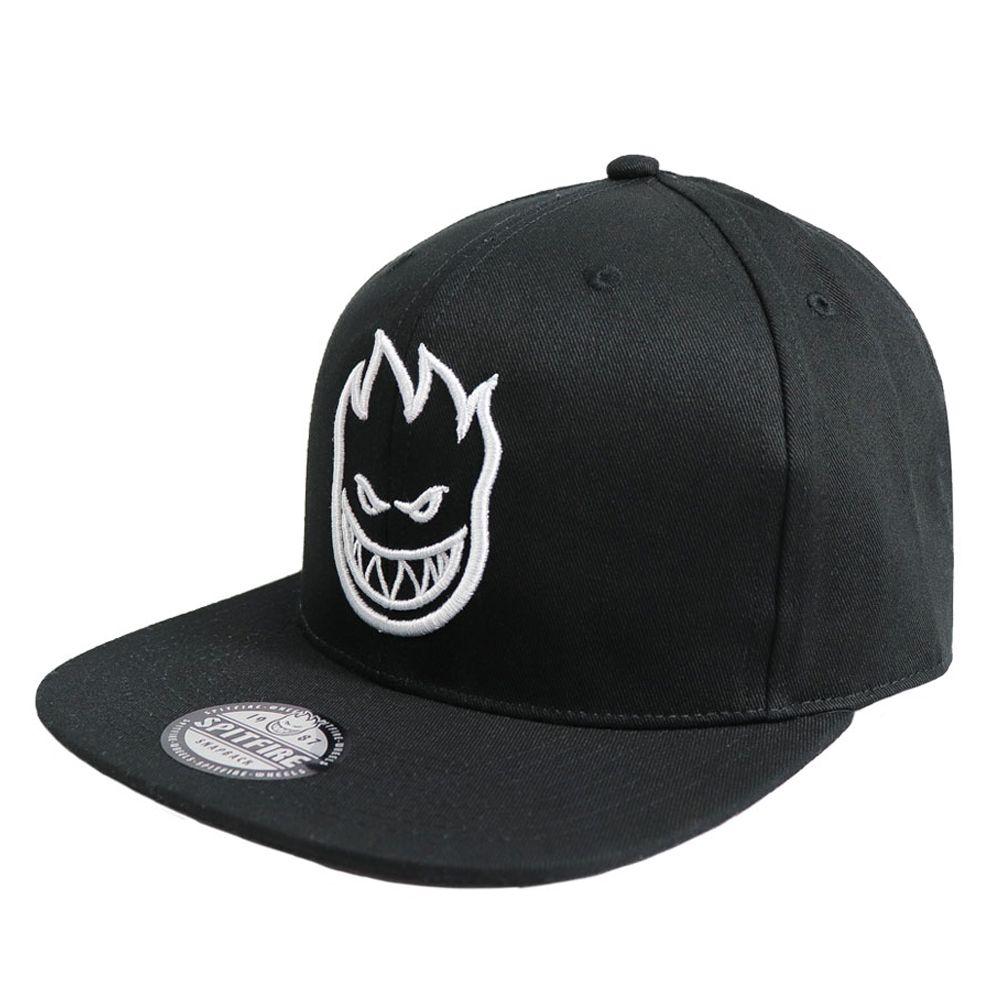Jockey Snapback Plano Negro Blanco "1987" Spitfire-1
