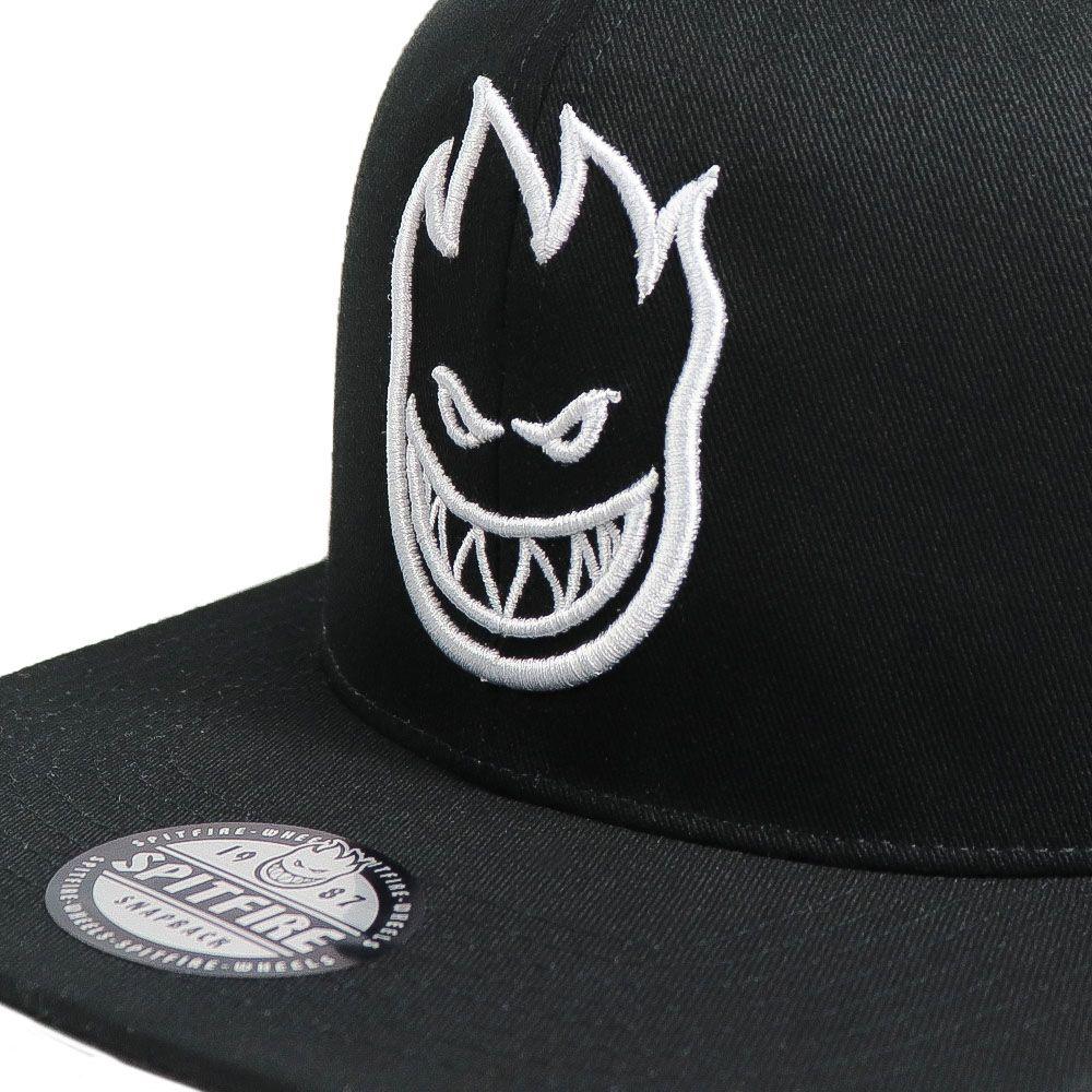 Jockey Snapback Plano Negro Blanco "1987" Spitfire-3