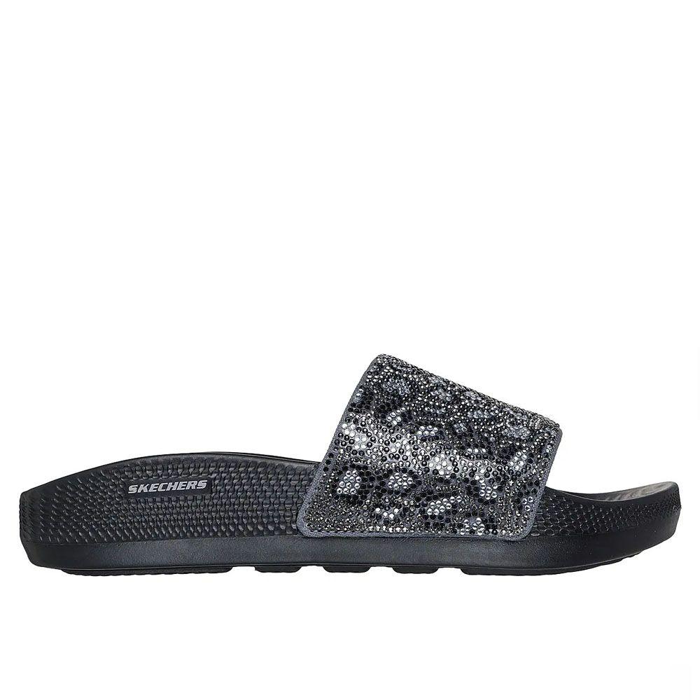 Sandalias Mujer Skechers Low Slider-Printlicious 186090-BKGY-0