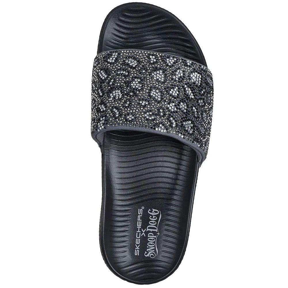 Sandalias Mujer Skechers Low Slider-Printlicious 186090-BKGY-3