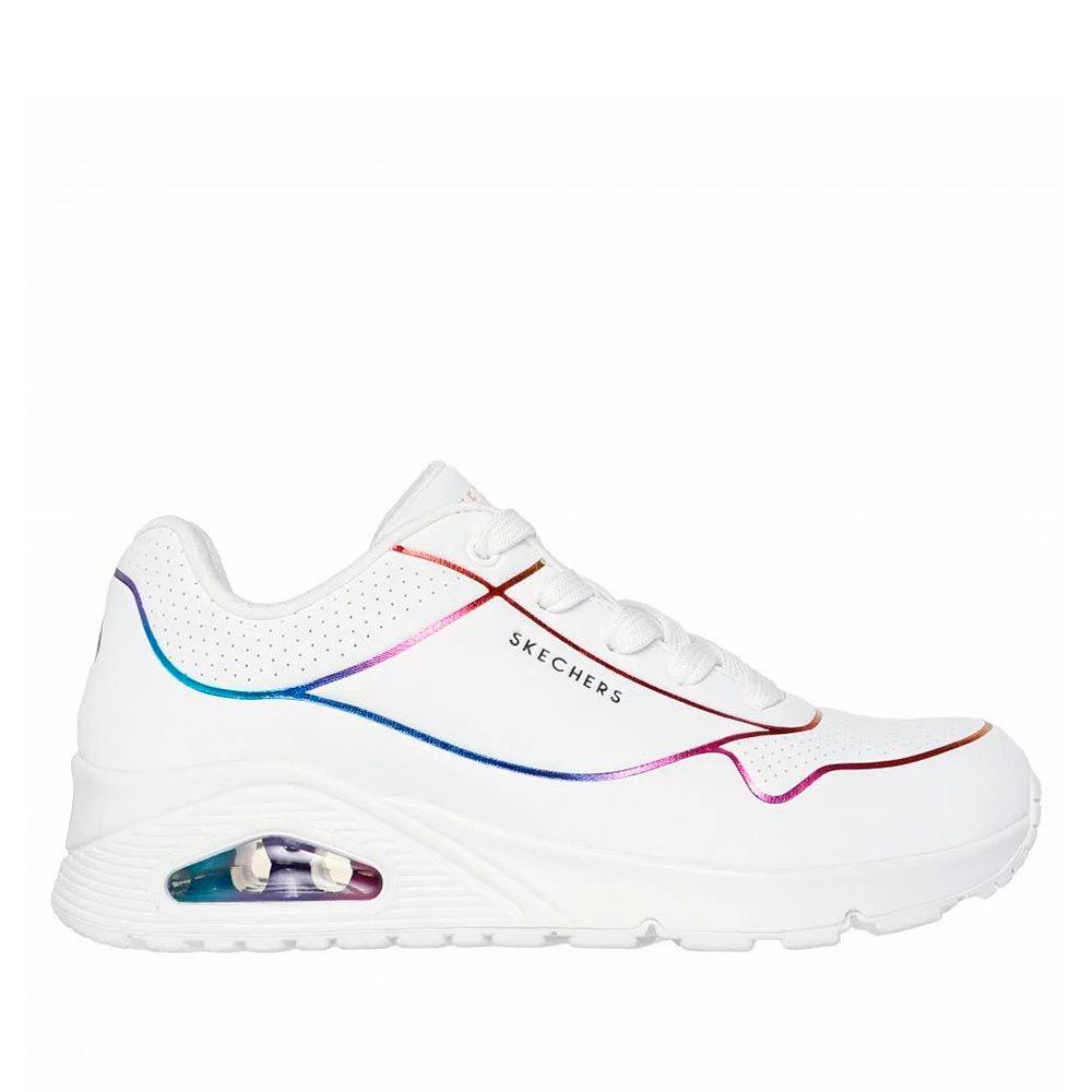 Zapatillas Urbanas Skechers Mujer Uno - Electric Lines 155168-WMLT-0