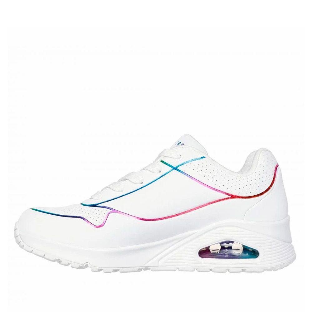 Zapatillas Urbanas Skechers Mujer Uno - Electric Lines 155168-WMLT-1